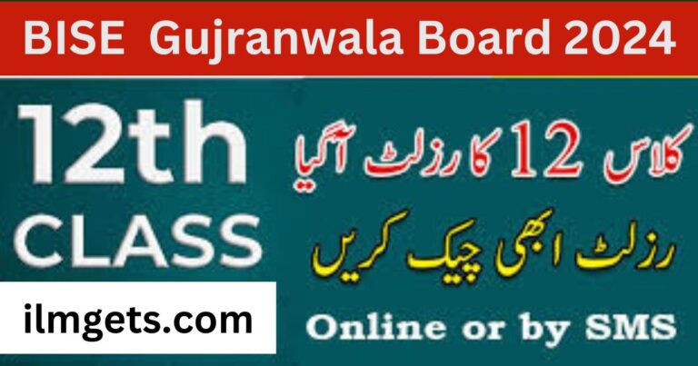 12th Class Result Date 2024 Gujranwala Board